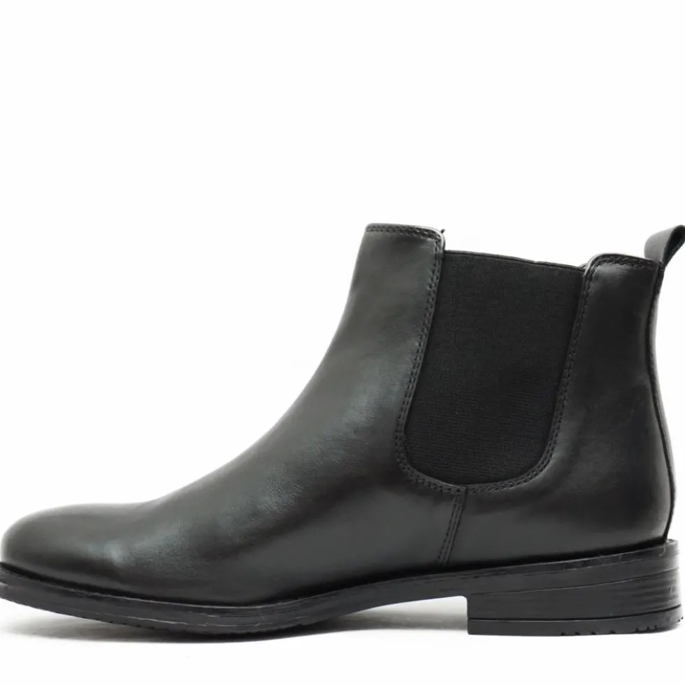 AB SHOES CHELSEA STIVALETTO CON ALESTICO NAPPA MORBIDA