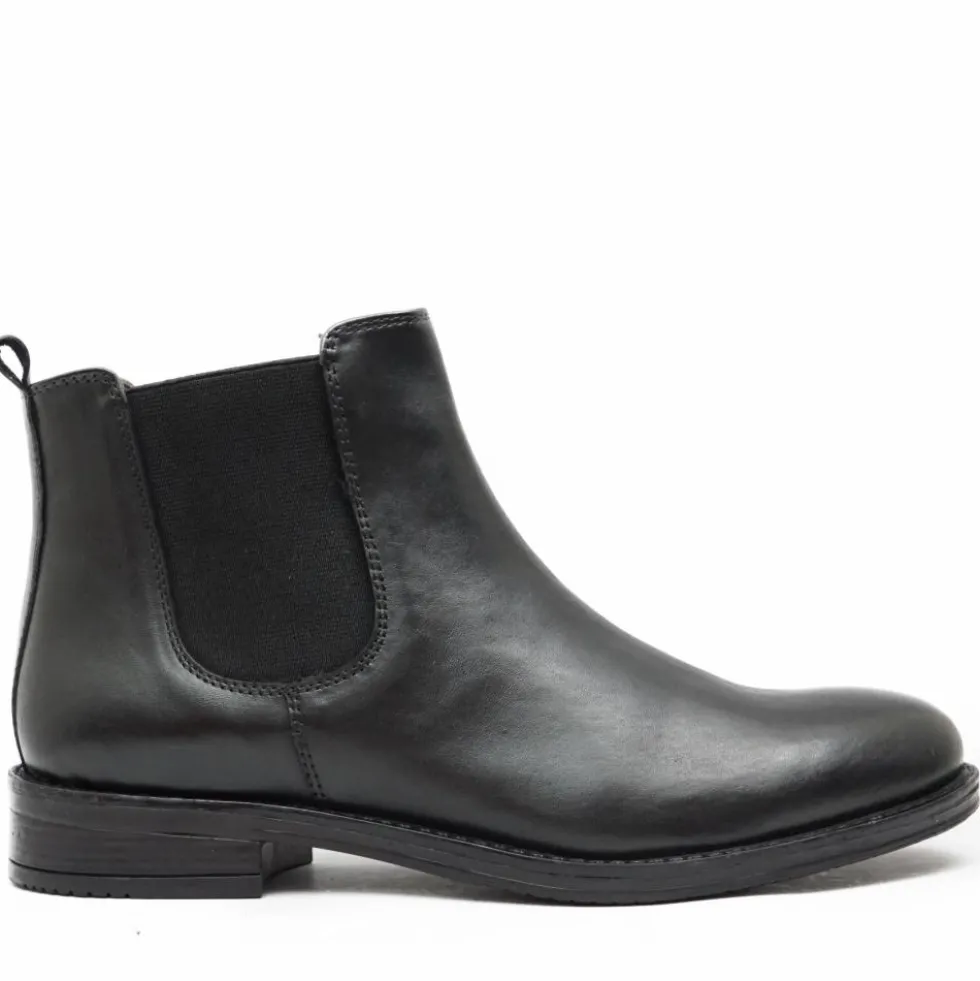 AB SHOES CHELSEA STIVALETTO CON ALESTICO NAPPA MORBIDA