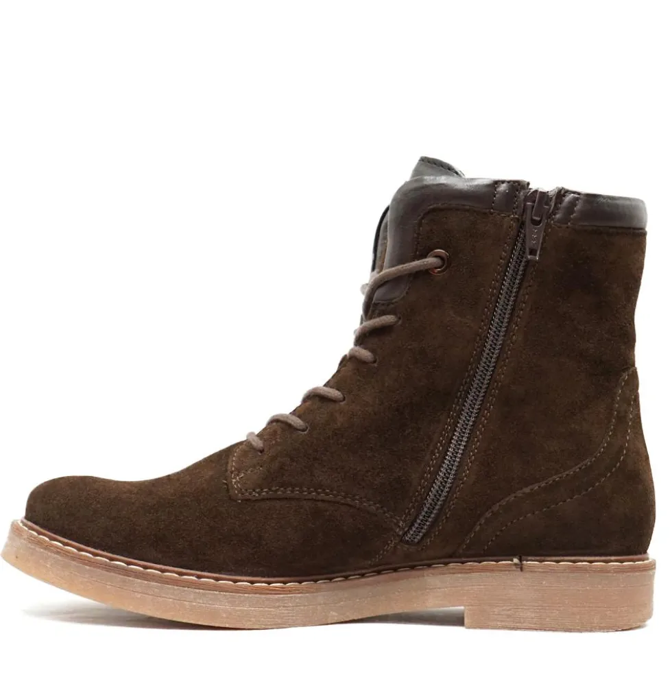 ARA CHESTER SCARPONCINO DONNA SCAMOSCIATO CON LACCI CON PLANTARE HIGH SOFT ESTRAIBILE