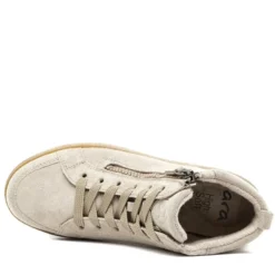 ARA OSLO SNEAKERS DONNA ALTE CON LACCI E CERNIERA E PLANTARE HISH SOFT ESTRAIBILE