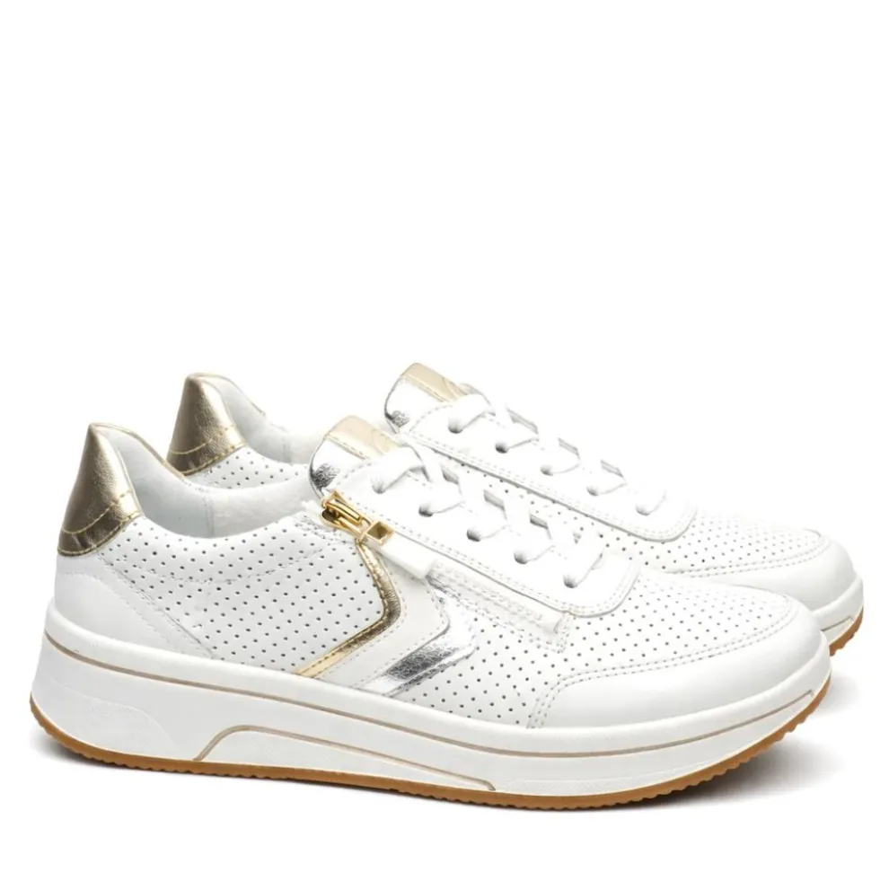 ARA SCARPA TENNIS PELLAME ULTRAMORBIDO TRAFORATO