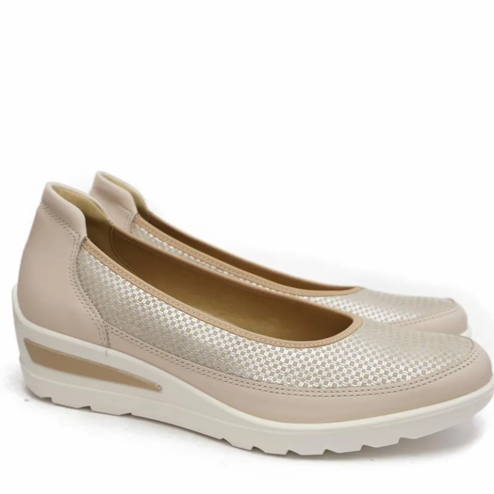 ARA SHOES BALLERINA SPORTIVA VERA PELLE CALZATA LARGA