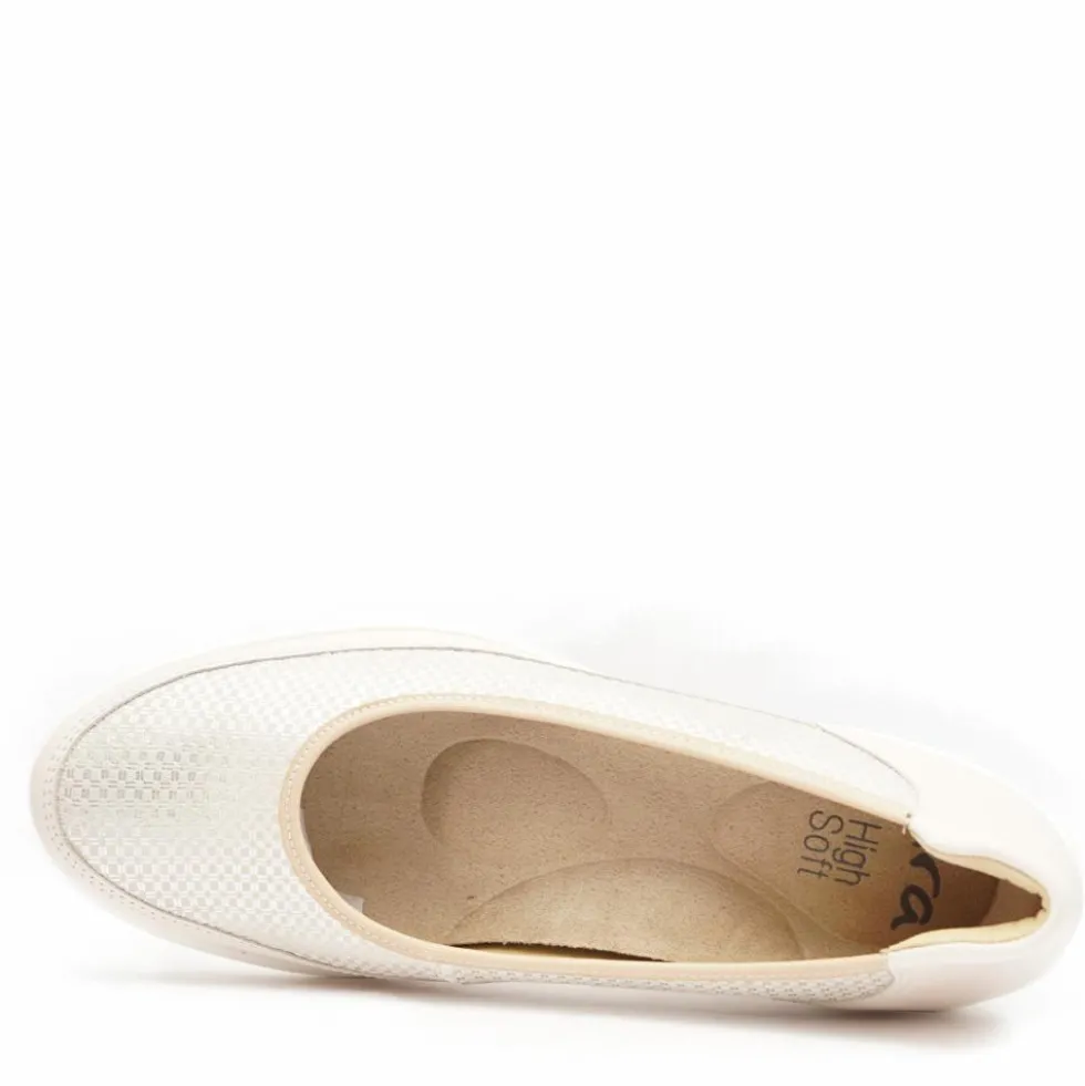 ARA SHOES BALLERINA SPORTIVA VERA PELLE CALZATA LARGA