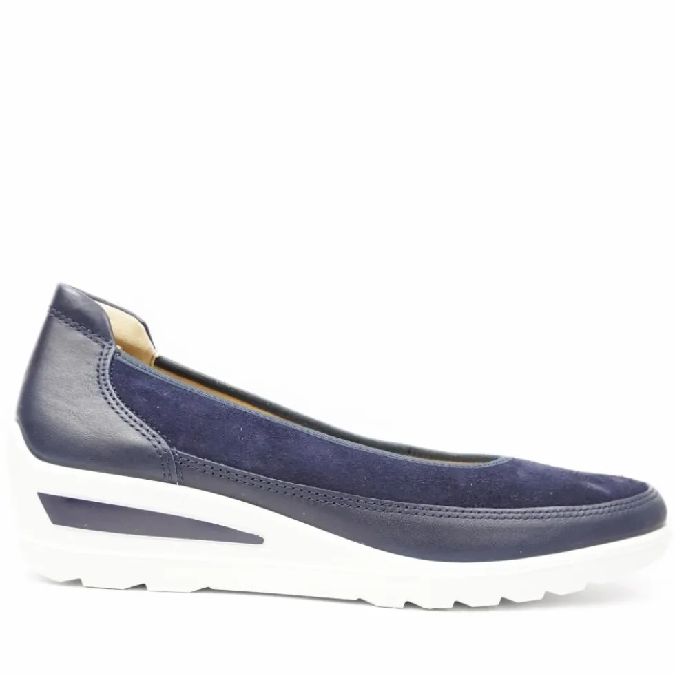 ARA SHOES BALLERINA SPORTIVA VERA PELLE CALZATA LARGA