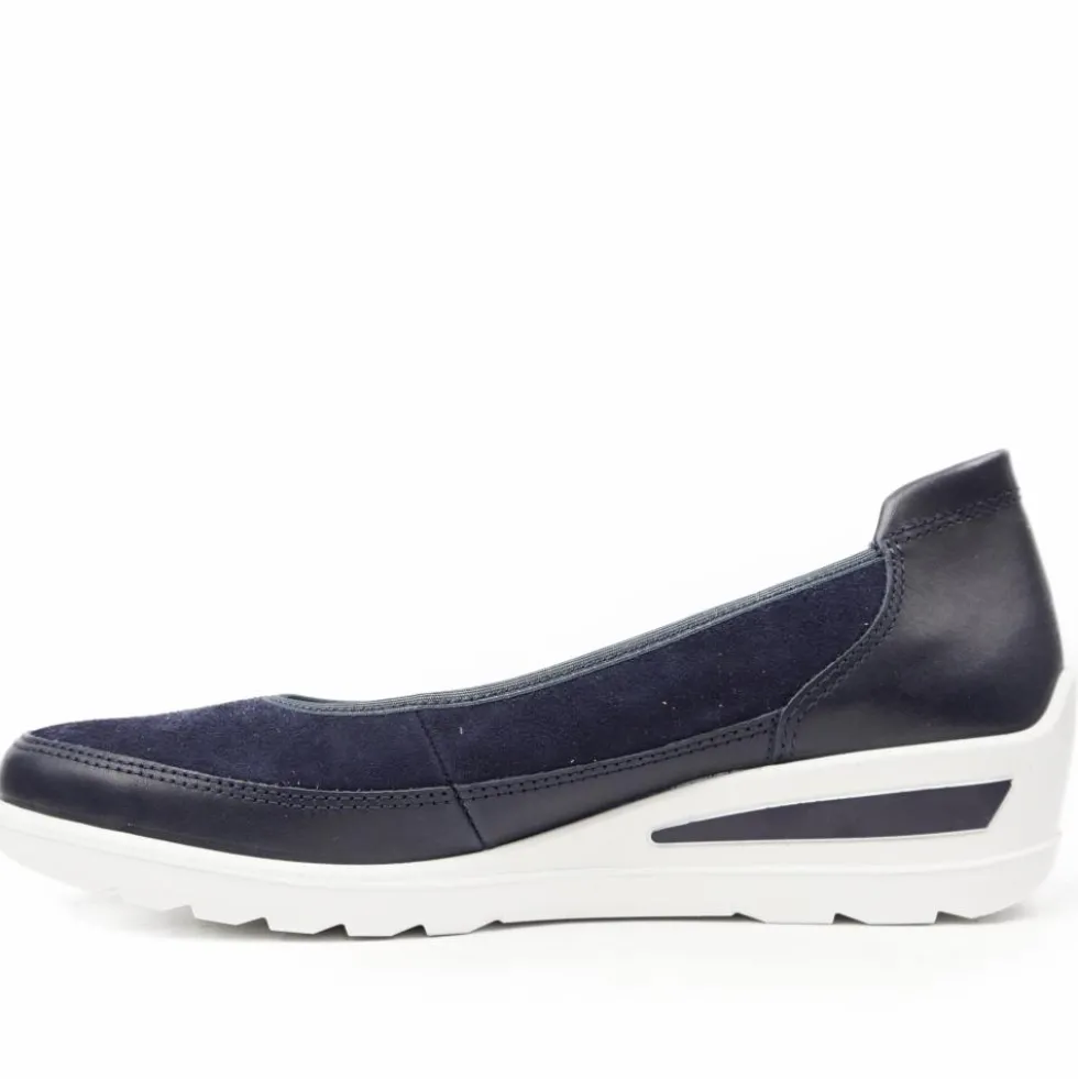 ARA SHOES BALLERINA SPORTIVA VERA PELLE CALZATA LARGA