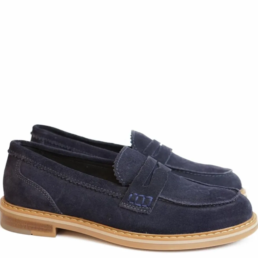 ARA SHOES MOCASSINO IN VERO CAMOSCIO MORBIDISSIMO OCEANO