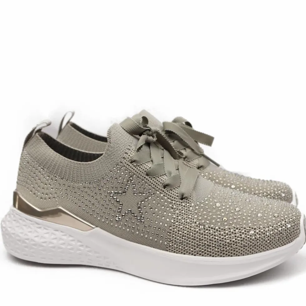 ARA SHOES TENNIS A BRILLANTINI LACCETTO FONDO ULTRA MORBIDO E ULTRA LEGGERO