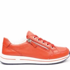 ARA TENNIS IN PELLAME DI CERVO ULTRAMORBIDO ROSSO