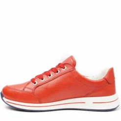 ARA TENNIS IN PELLAME DI CERVO ULTRAMORBIDO ROSSO