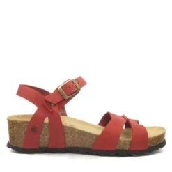 BIOLINE SANDALO IN VERA PELLE MADE IN ITALY ZEPPETTA COMODA