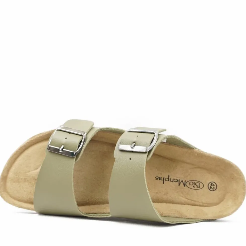 BIO MENPHIS CIABATTA DOPPIA FASCIA UOMO PLANTARE ULTRAMORBIDO