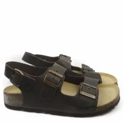 BIONATURA SANDALO A DOPPIA FASCIA FONDO VIBRAM PLANTARE MORBIDO