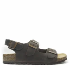 BIONATURA SANDALO A DOPPIA FASCIA FONDO VIBRAM PLANTARE MORBIDO