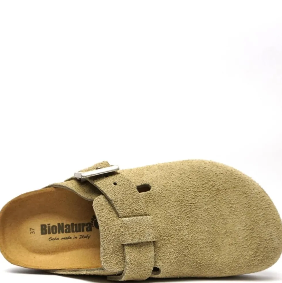 BIONATURA VEGAS SABOT CIABATTA PUNTA CHIUSA CAMOSCIO