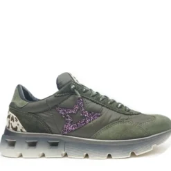 CETTI SHOES SCARPETTA TENNIS DECORAZIONE ANIMALIER STELLA
