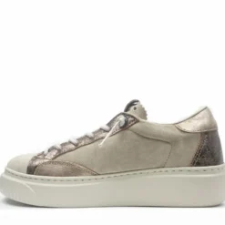 CETTI SHOES SCARPETTA TENNIS DECORAZIONE CAVALLINO + CAMOSCIO