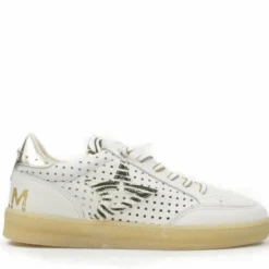 CETTI SNEAKERS DONNA MORBIDA PELLE TRAFORATA STELLA ANIMALIER