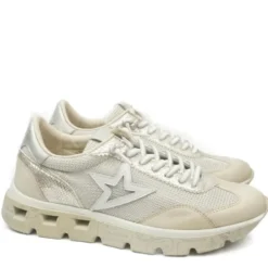 CETTI TENNIS TESSUTO E PELLE SUOLA FLESSIBILE PLANTARE ESTRAIBILE