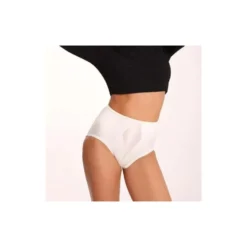 CLARA 5501 MUTANDA A VITA ALTA ELASTICA FODERATA SGAMBATA BIANCO - NERO - PANNA - NUDE