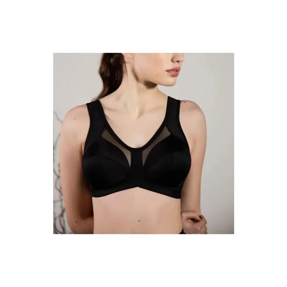 CLARA SERIE AMBIENT AIDA REGGISENO TAGLIE FORTI SENZA FERRETTO NERO - PANNA - NUDE