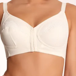CLARA SERIE L LAURA REGGISENO TAGLIE FORTI TESSUTO MORBIDO NERO - PANNA