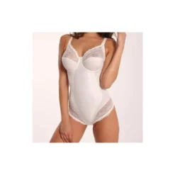 CLARA SERIE P PRISCILLA BODY CON FERRETTO PIZZO ELASTICIZZATO NERO - NUDE - BIANCO