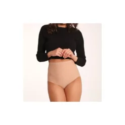 CLARA SERIE THALIA 15M11 GUAINA MODELLANTE TESSUTO TECNICO SNELLENTE NERO - NUDE