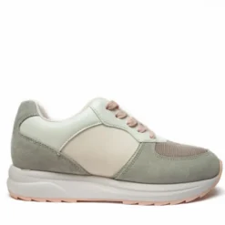 DR SCHOLL BEVERLY LACES SCARPA DA TENNIS DONNA IN TESSUTO ROSA GRIGIO