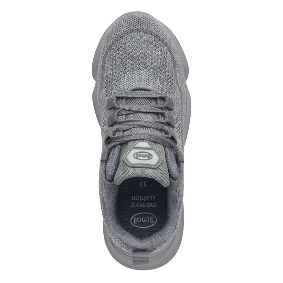 DR SCHOLL CAMDEN TWO SCARPA DA TENNIS IN TESSUTO CON PLANTARE ESTRAIBILE GRIGIO