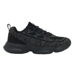 DR SCHOLL CAMDEN TWO SCARPA DA TENNIS IN TESSUTO CON PLANTARE ESTRAIBILE NERO