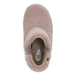 DR SCHOLL MOLLY BOOTIE PANTOFOLA STIVALETTO IN MICROFIBRA ROSA