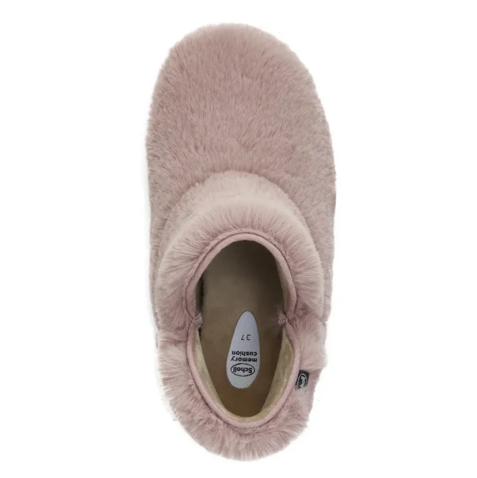DR SCHOLL MOLLY BOOTIE PANTOFOLA STIVALETTO IN MICROFIBRA ROSA
