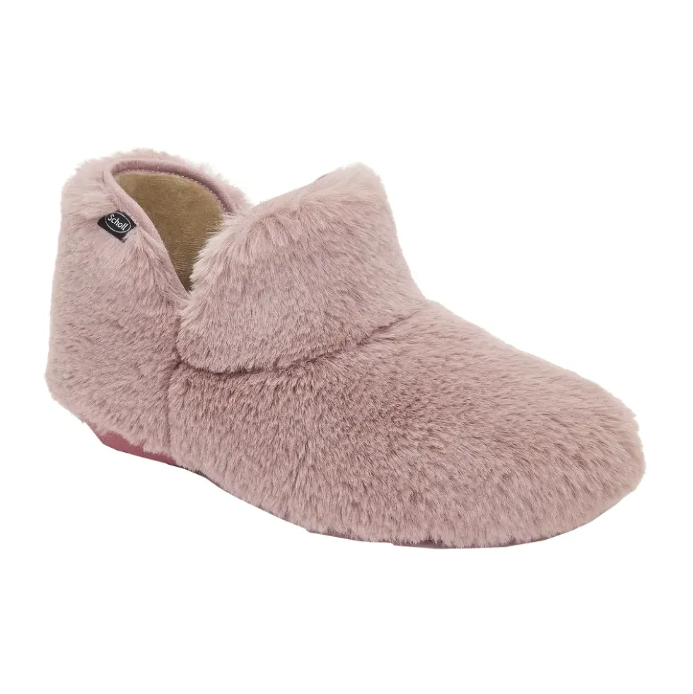 DR SCHOLL MOLLY BOOTIE PANTOFOLA STIVALETTO IN MICROFIBRA ROSA