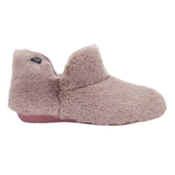 DR SCHOLL MOLLY BOOTIE PANTOFOLA STIVALETTO IN MICROFIBRA ROSA