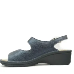 DUNA SANDALO CON PLANTARE ESTRAIBILE IN PELLE ADATTO A COLLO ALTO