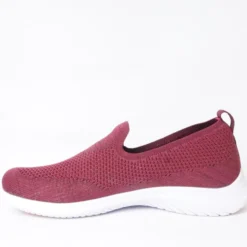 EKOFIT SCARPETTA MOCASSINO ELASTICIZZATO PER ALLUCE VALGO ROSSO VINO