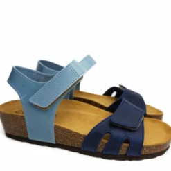 ELISIR'SSANDALO DOPPIA FASCIA REGOLABILE BICOLORE PLANTARE VERA PELLE