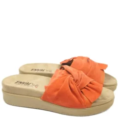 ENVAL SOFT CIABATTONE IN CAMOSCIO ARRICCIATO FONDO MEMORY