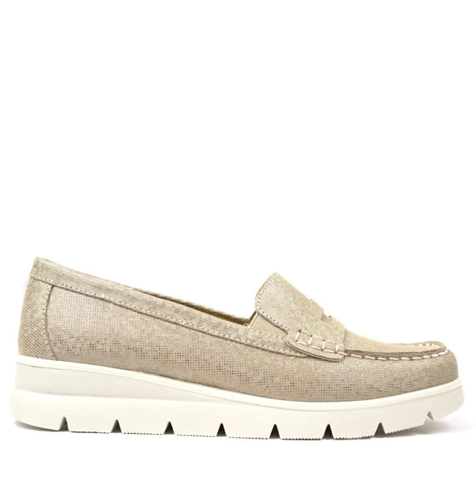 ENVAL SOFT MOCASSINO IN PELLE FONDO SUPER FLESSIBILE