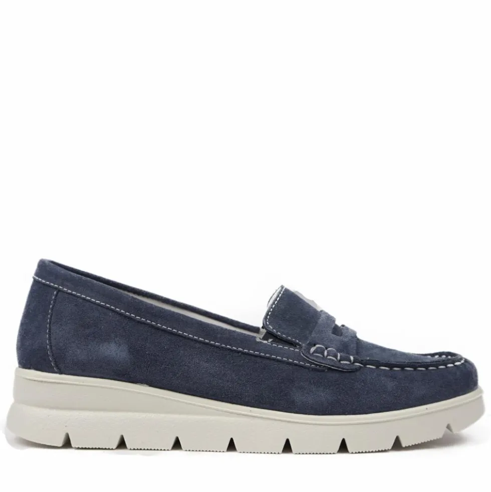 ENVAL SOFT MOCASSINO IN PELLE FONDO SUPER FLESSIBILE