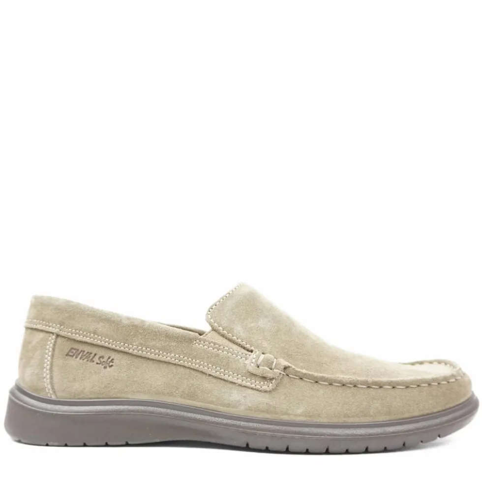 ENVAL SOFT MOCASSINO ULTRA FLEX IN VERO CAMOSCIO ULTRAMORBIDO