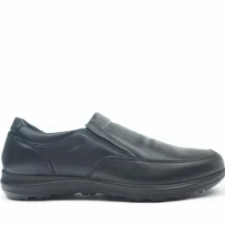 ENVAL SOFT MOCASSINO UOMO IN VERA PELLE MARTELLATA MORBIDISSIMA NERO