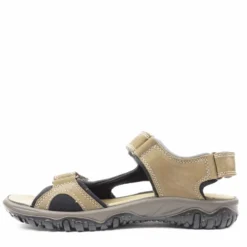 ENVAL SOFT SANDALI DA UOMO DA TREKKING TRIPLO STRAPPO PELLE