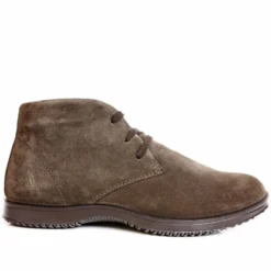 ENVAL SOFT SCARPONCINO ELEGANTE UOMO IN PELLE SCAMOSCIATA MARRONE