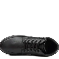 ENVAL SOFT SCARPONCINO UOMO VERA PELLE PLANTARE ESTRAIBILE NERO