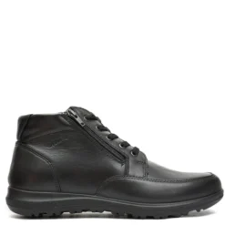 ENVAL SOFT SCARPONCINO UOMO VERA PELLE PLANTARE ESTRAIBILE NERO