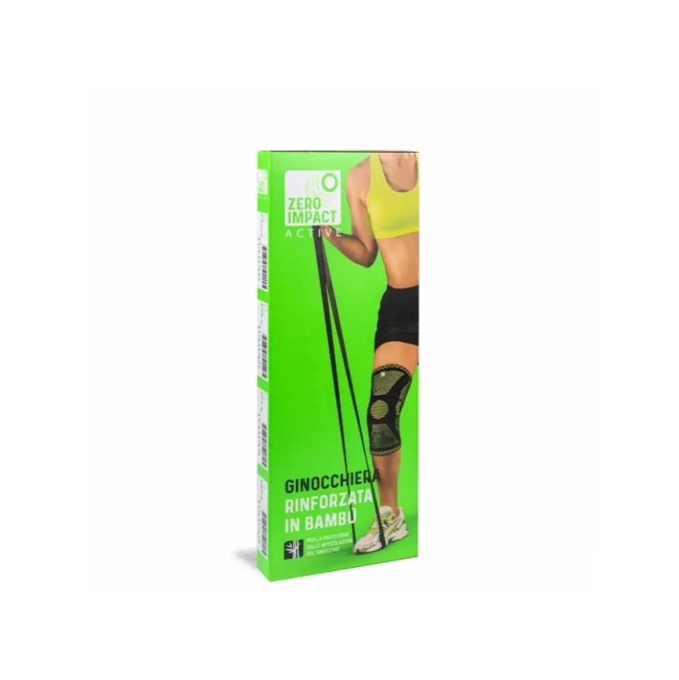 EUMEDICA GINOCCHIERA RINFORZATA IN BAMBU' ZERO IMPACT ACTIVE