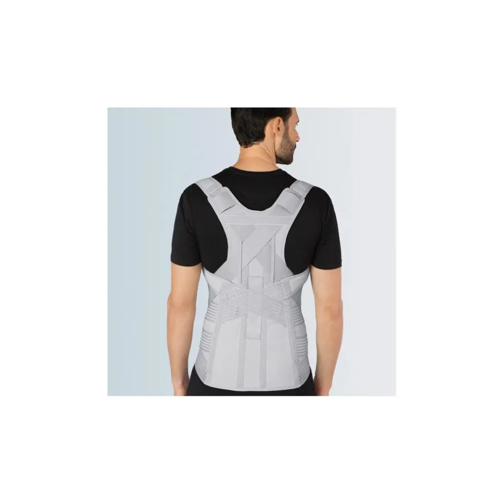 FGP DORSOSILVER EVO CORSETTO SEMIRIGIDO CON SPALLACCI E FILO D'ARGENTO