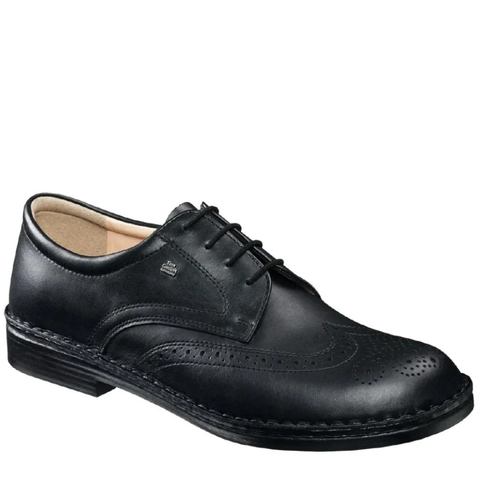 FINN COMFORT BUDAPEST SCARPA ELEGANTE CON LACCI NERO