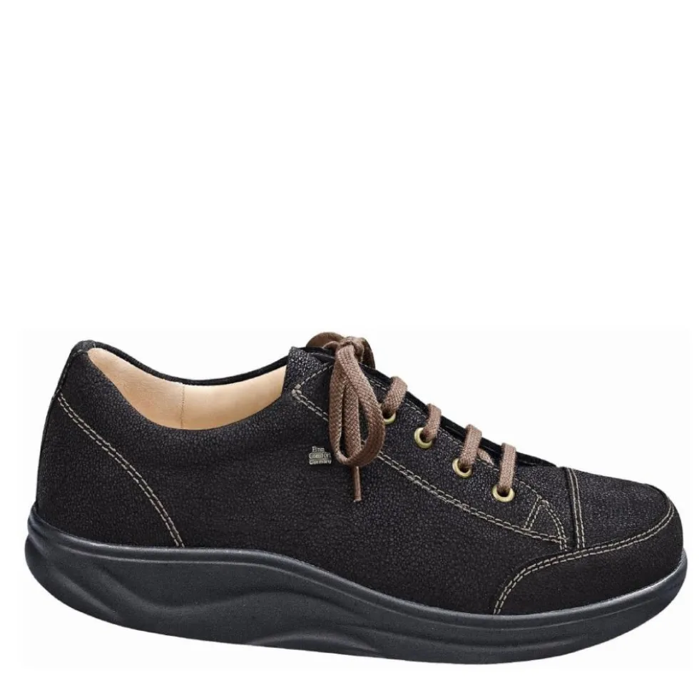 FINN COMFORT IKEBUKURO SCARPA DONNA IN MORBIDA PELLE NERO